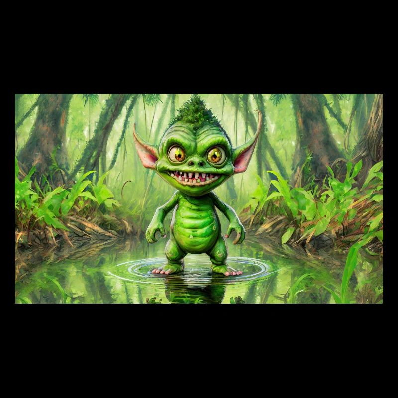 Gobelin - Jeunes petits monstres mignons