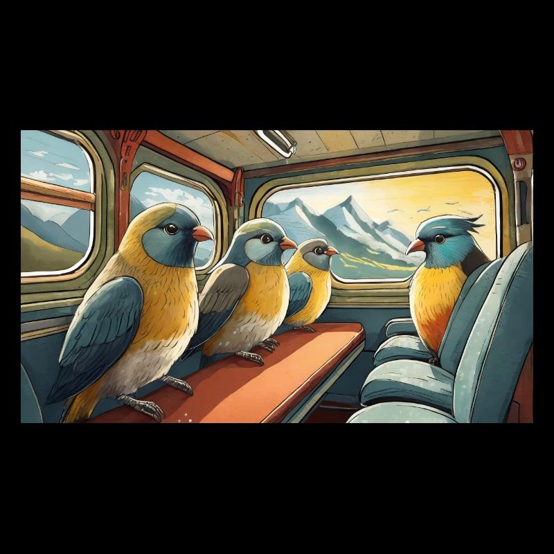 Jeu de mots expression ambiguë Oiseaux migrateurs de Zugvögel