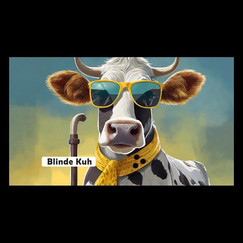 Jeu de mots : expression ambiguë – Blinde Kuh (vache aveugle)