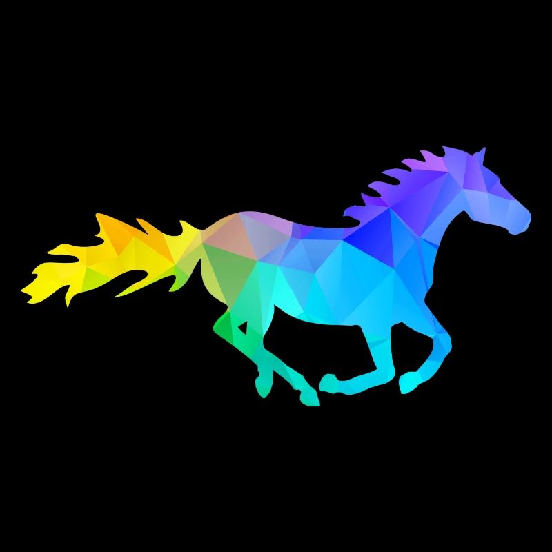 Galloping Horse Western Riding