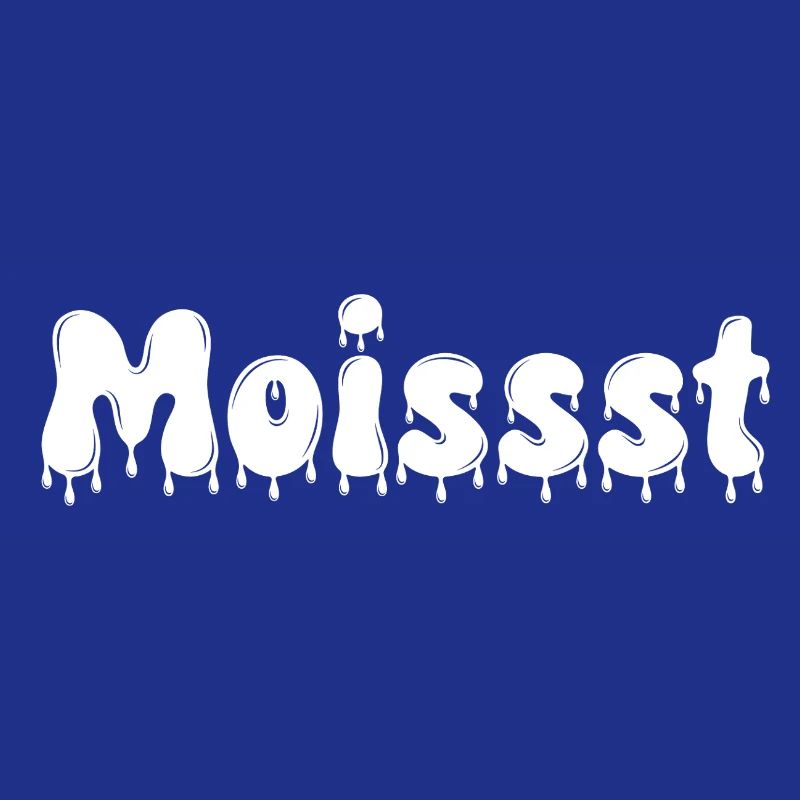 Moist Dripping Text