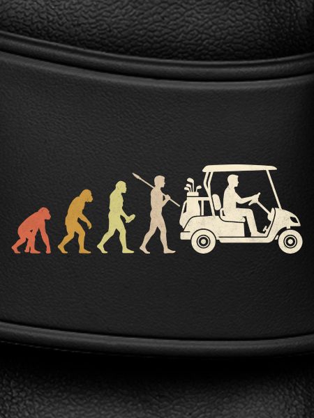 Golfwagen-Evolution Lustiges Golfer-Geschenk