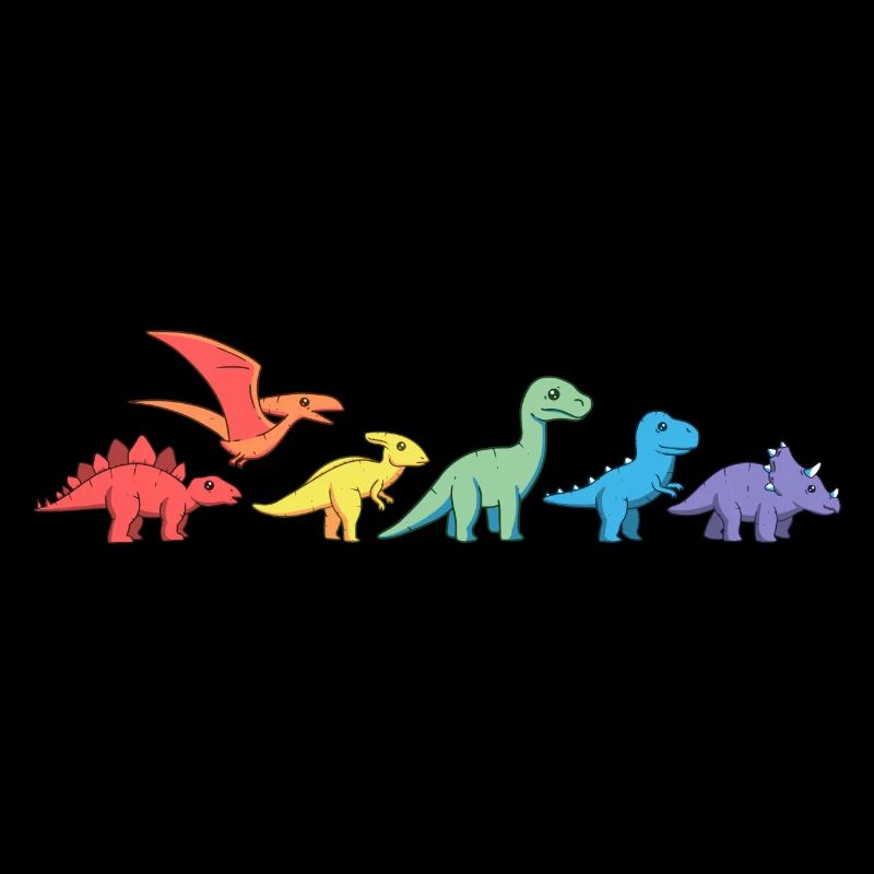 Rainbow Dinos