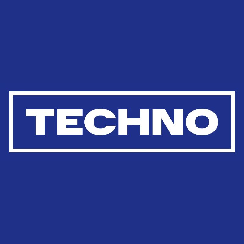 Conception de logo de musique techno