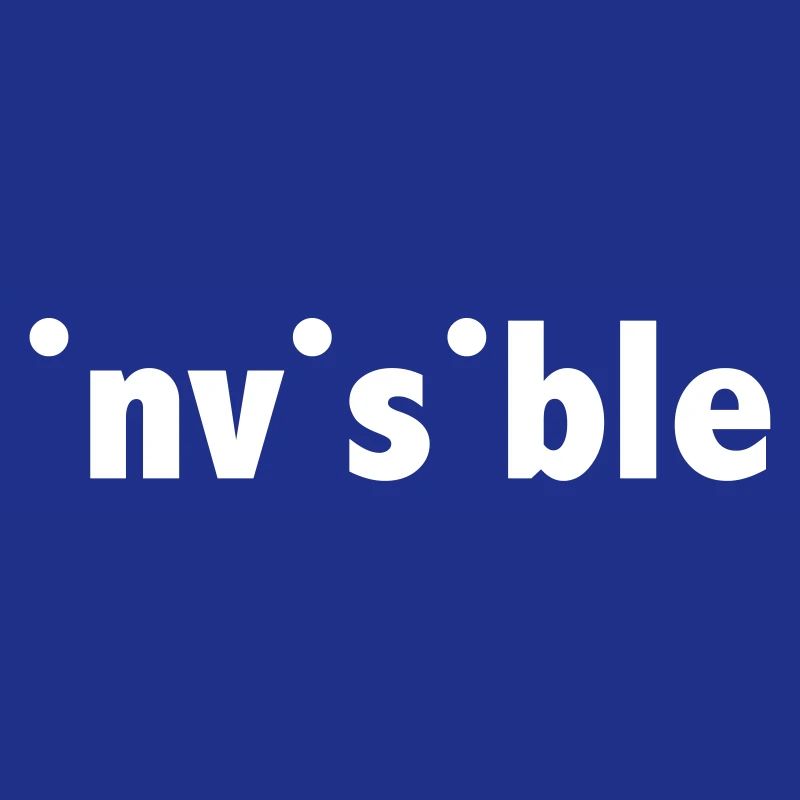 invisible typography
