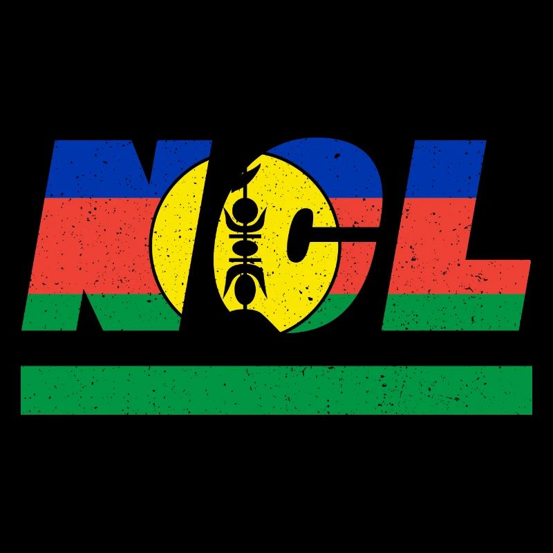 NCL drapeau drapeau Nouvelle-Calédonie idée cadeau île