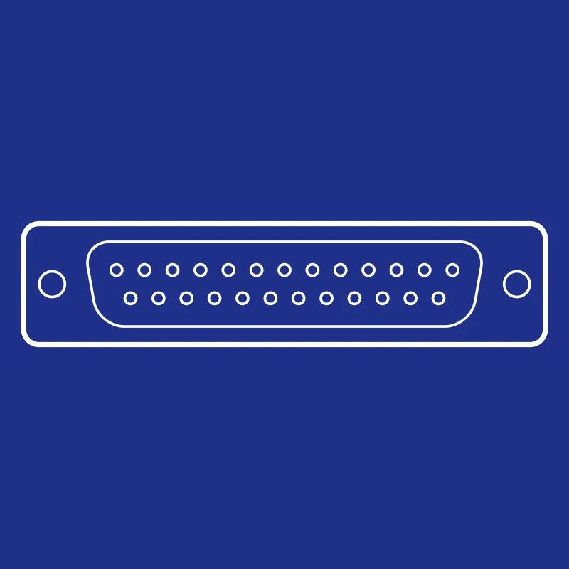 DB 25 Connector Parallel, Drucker