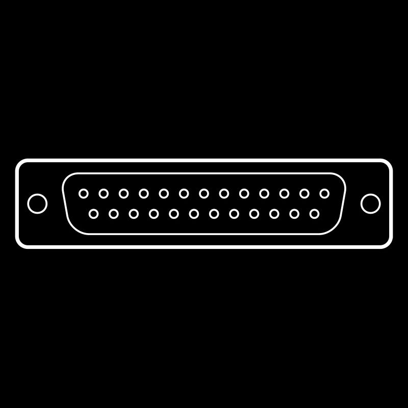 DB 25 Connector Parallel, Drucker