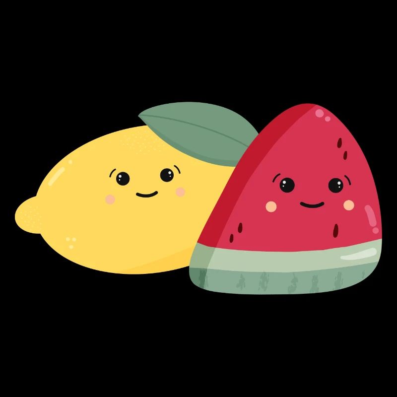 Kawaii Lemon & Melon