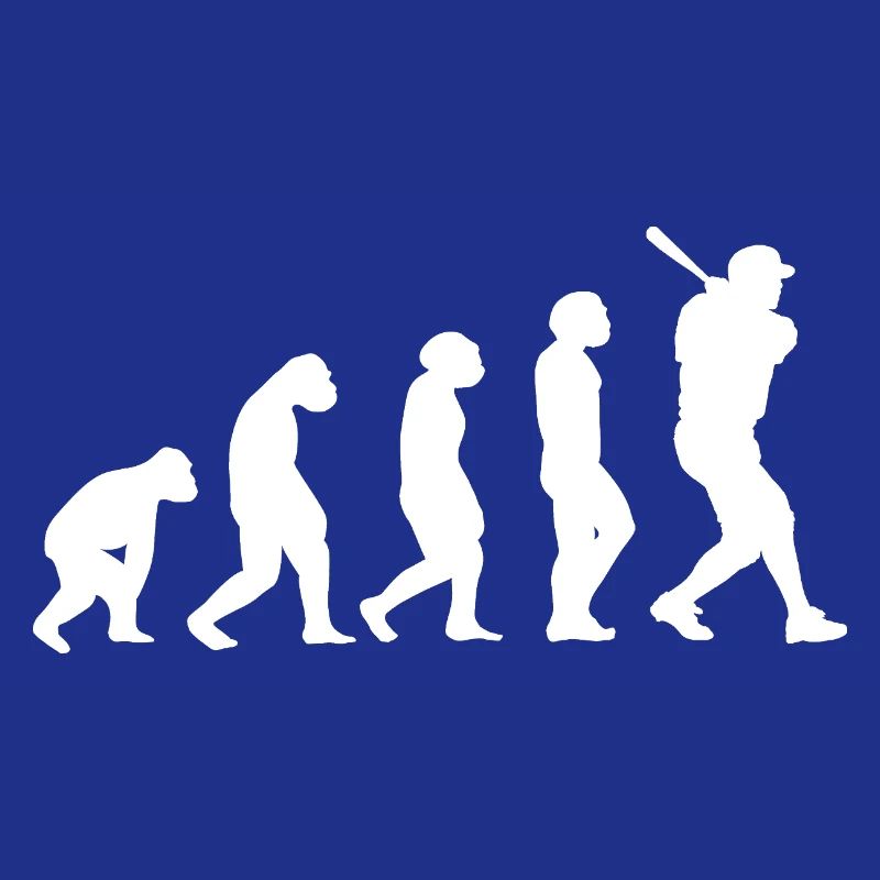 Baseball Player Evolution Baseball