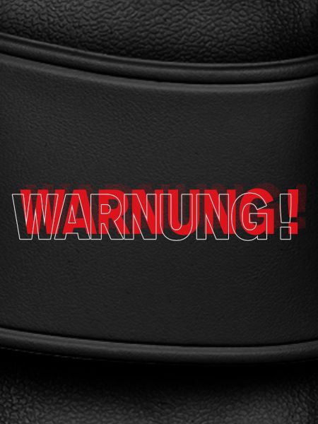 Warning - Modernes Statement Design