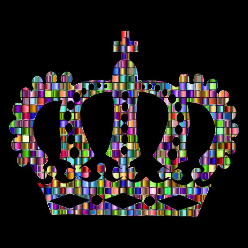 Rainbow Colorful Crown