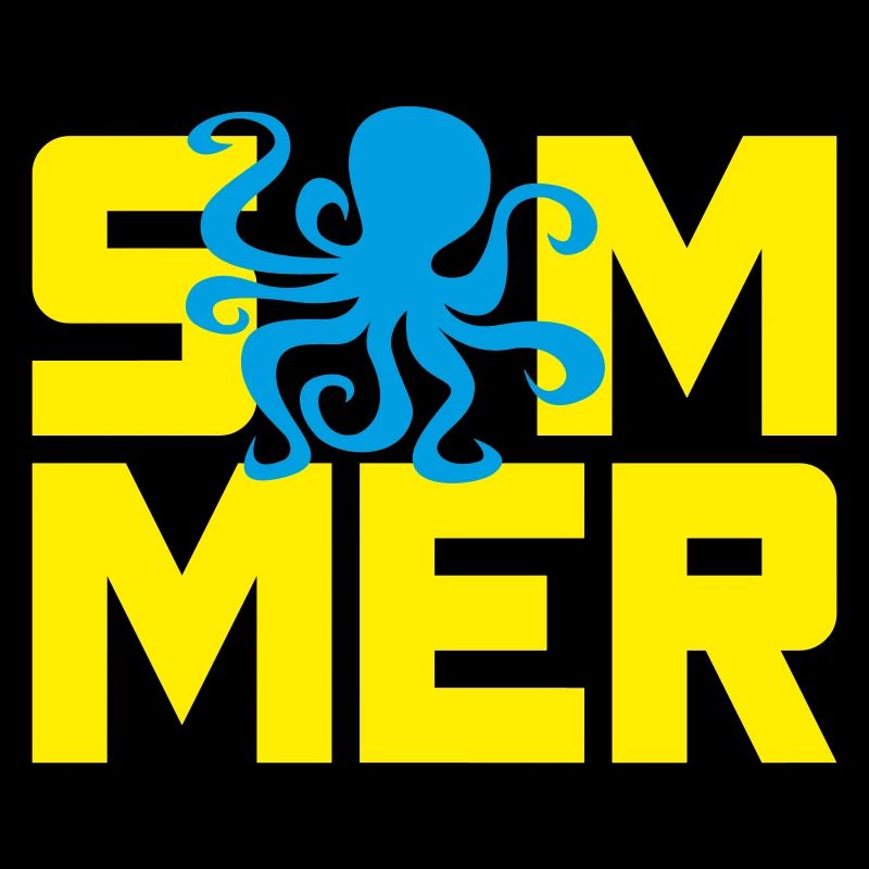 Sommer Oktopus Tischenfisch Urlaub Ferien Meer
