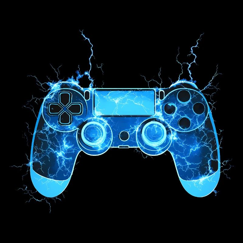 Gaming Kontroller Blitze Cool Gamer Geschenk
