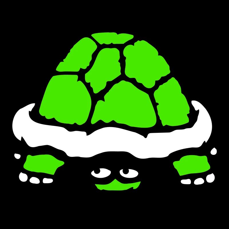 tortue cachée timide sourire drôle