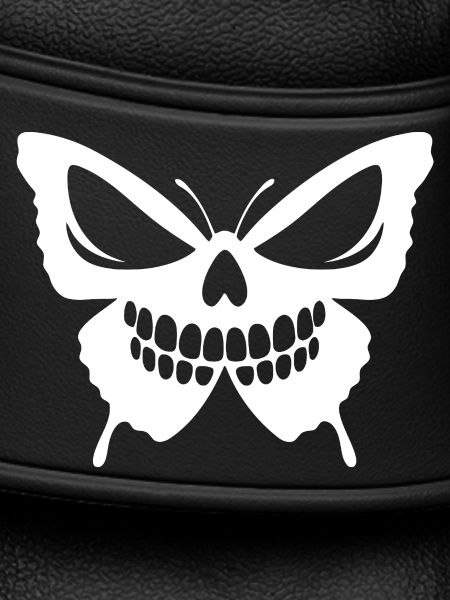 Skull Butterfly Fusion Design