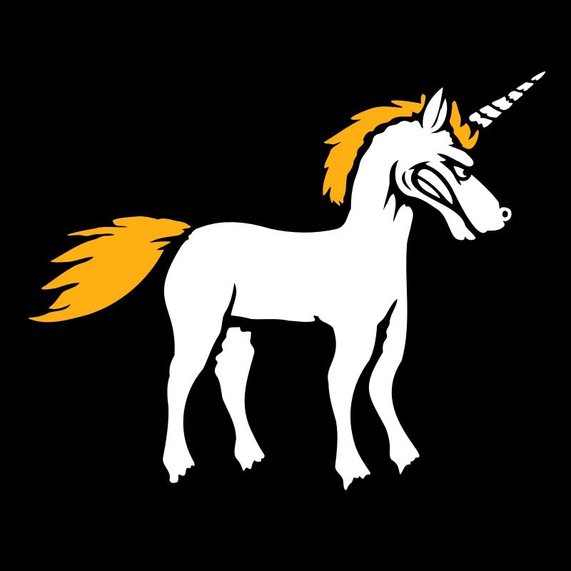 Unicorn Evil Angry Attack Teeth Grinding Sour