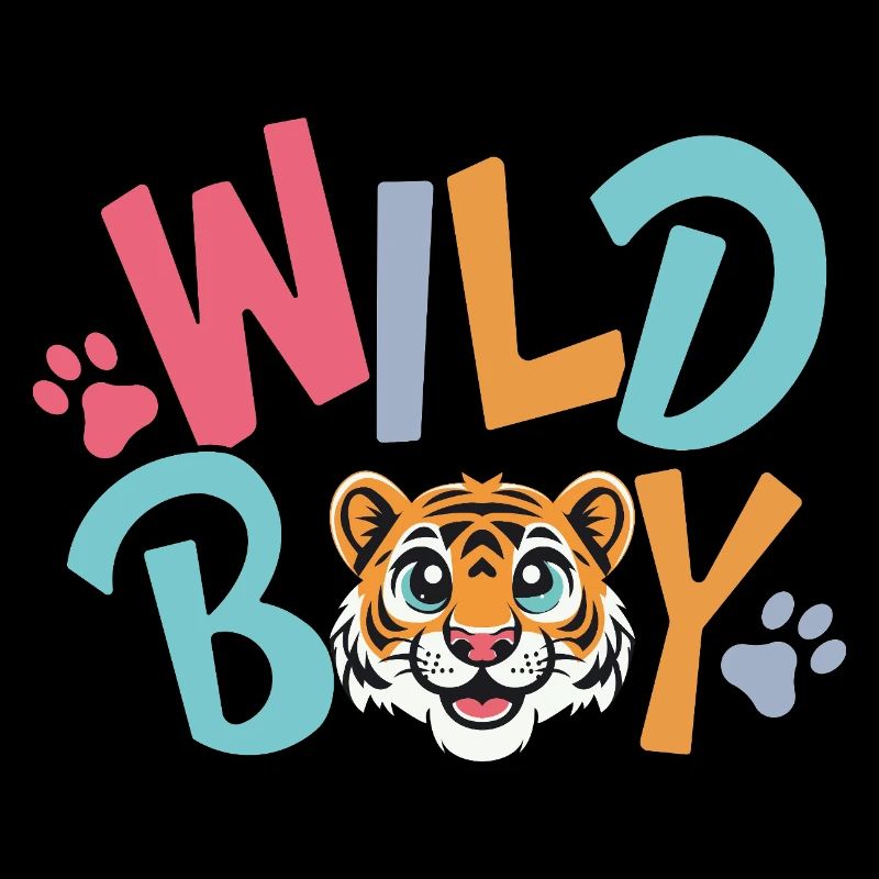 Wild Boy – Cute tiger design for kids