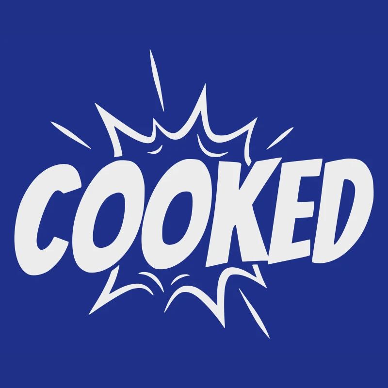 Cooked Explosive Comic Style