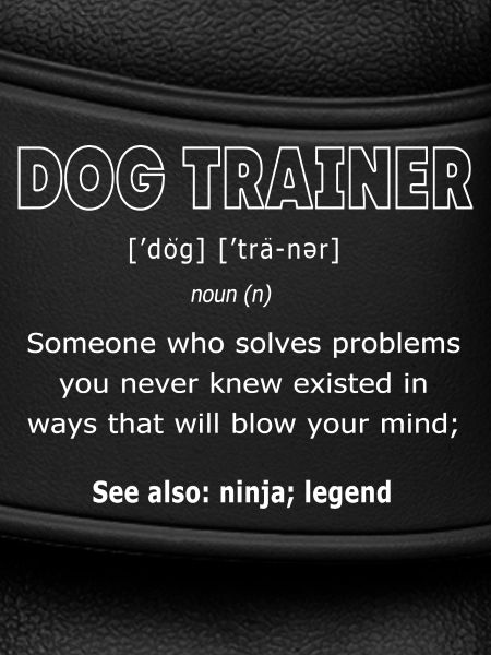 Dog trainer