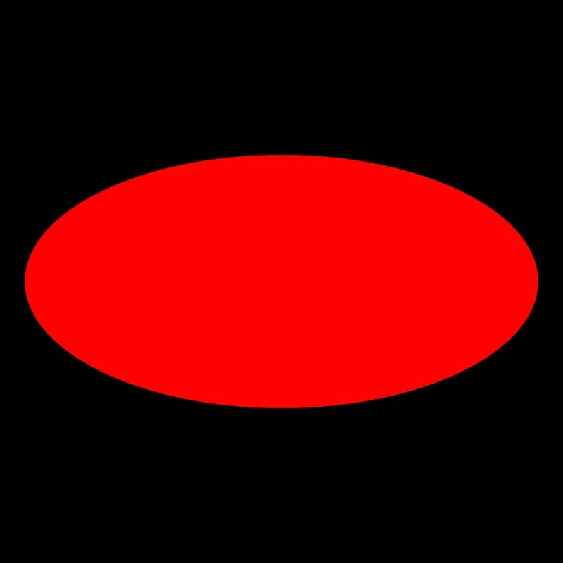 Background oval red