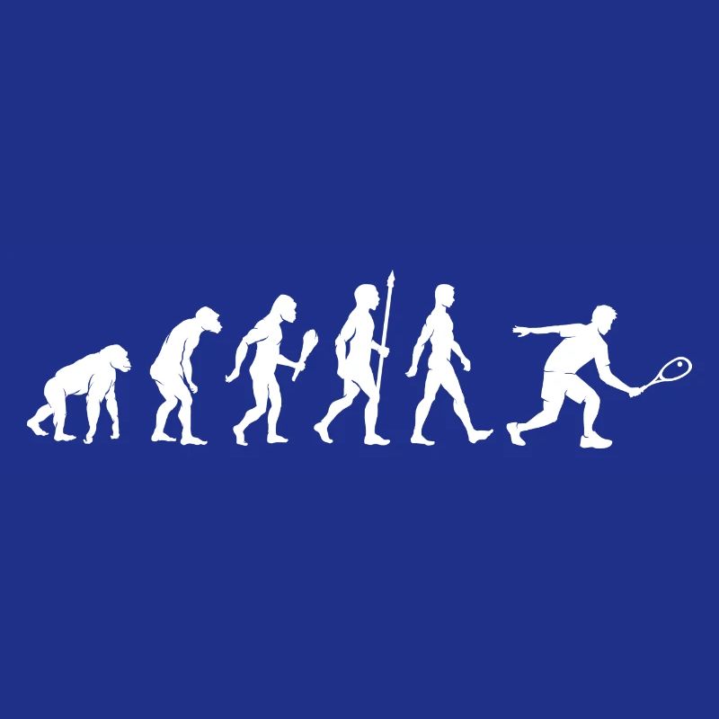 Funny Squash Evolution Squash Player Gift Idea