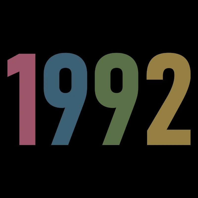 Année 1992, 30 ans, cadeau de 30e anniversaire