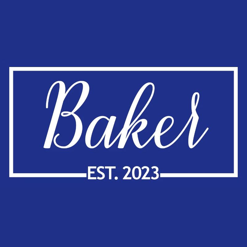 Baker Est. 2023 Backen Gebäck Future Baker Geschenk
