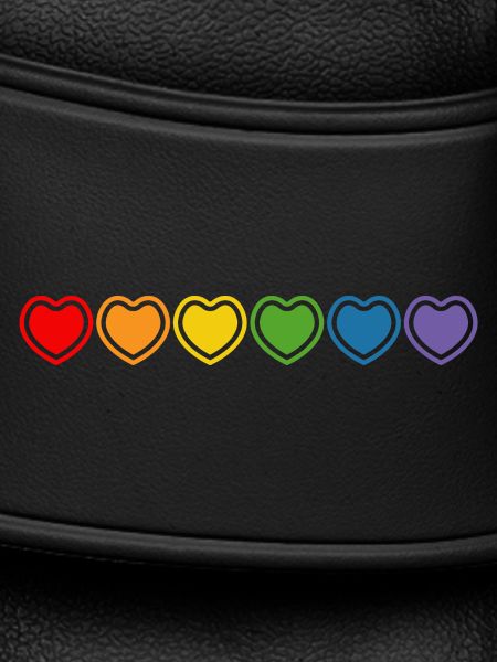 LGBT Regenbogenherzchen
