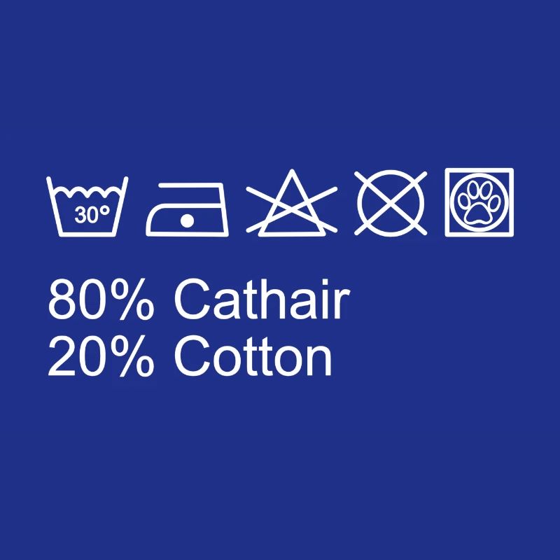 80% Cathair 20% Coton, funny Cat Design