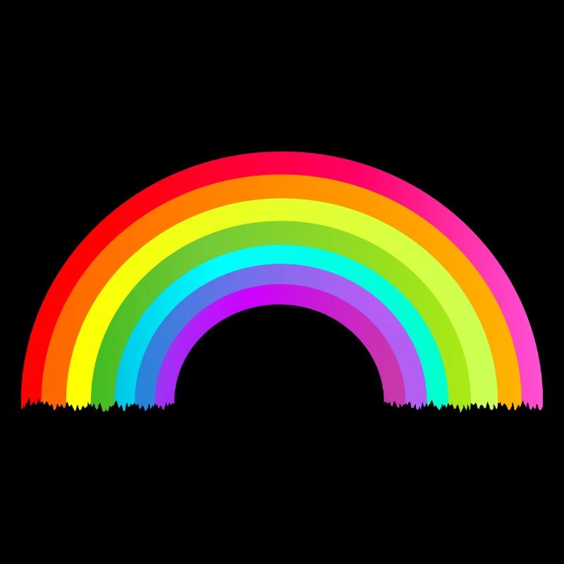 colorful rainbow