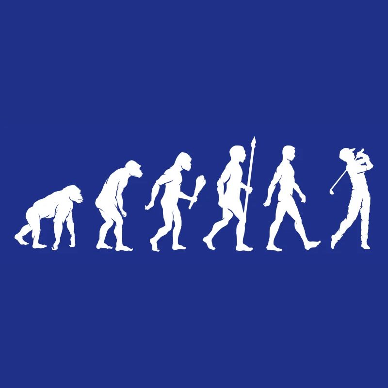 Funny Golf Evolution Golf Player Gift Idea