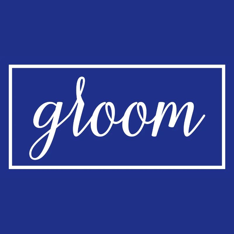 Bräutigam - Ehemann wird Hochzeitsfeier Verlobung