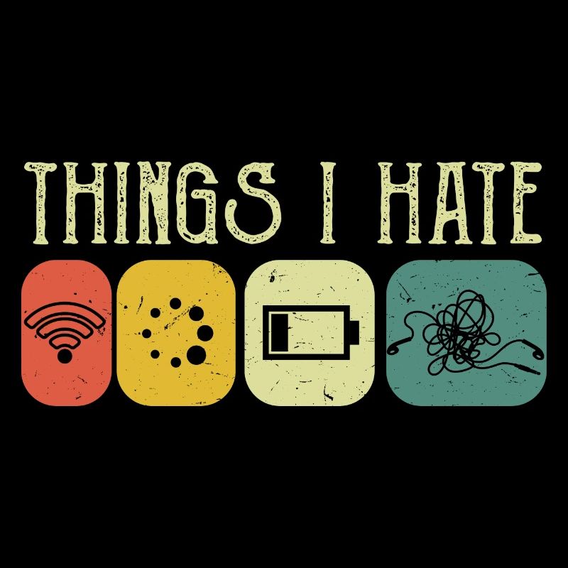 Lustiges Programmierer Computer - Things I Hate