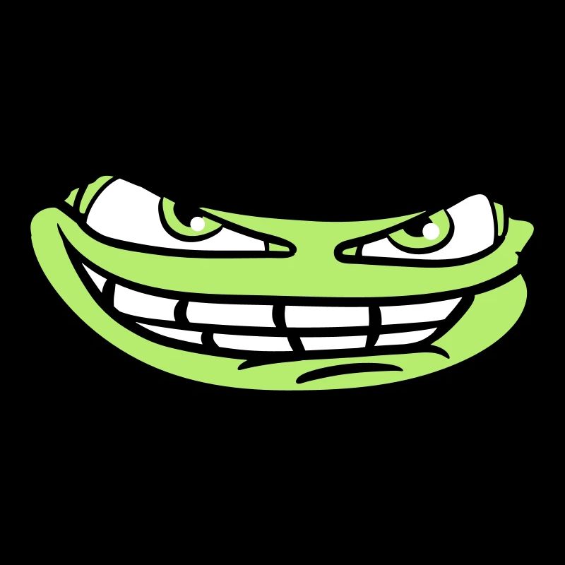 face head evil meme grin funny comic carto