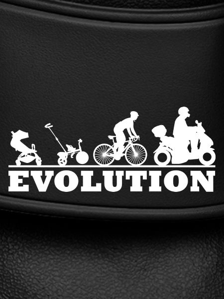 Motorroller Rollerfahrer - Evolution