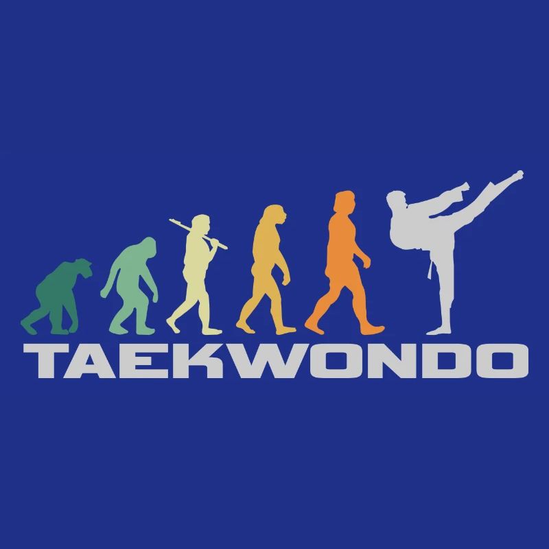 Taekwondo Retro Style - Evolution Mann