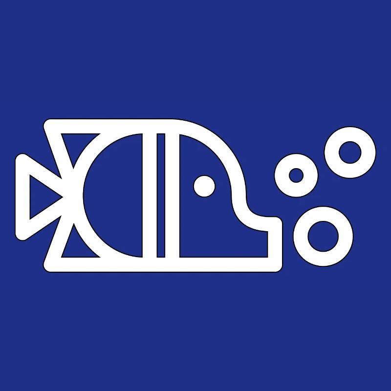 Fisch Tier Wasser Comic Geschenk Idee Lebewesen