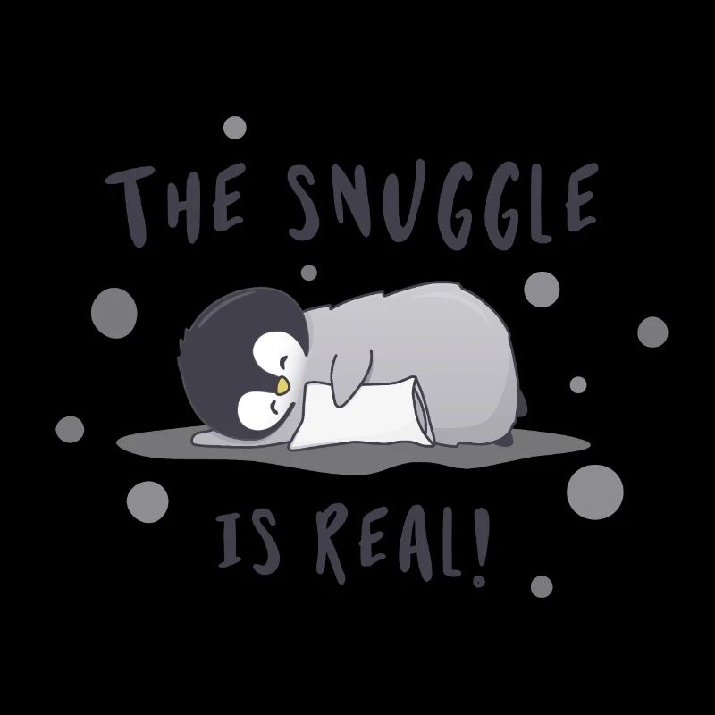 Le câlin est réel - Pingouin