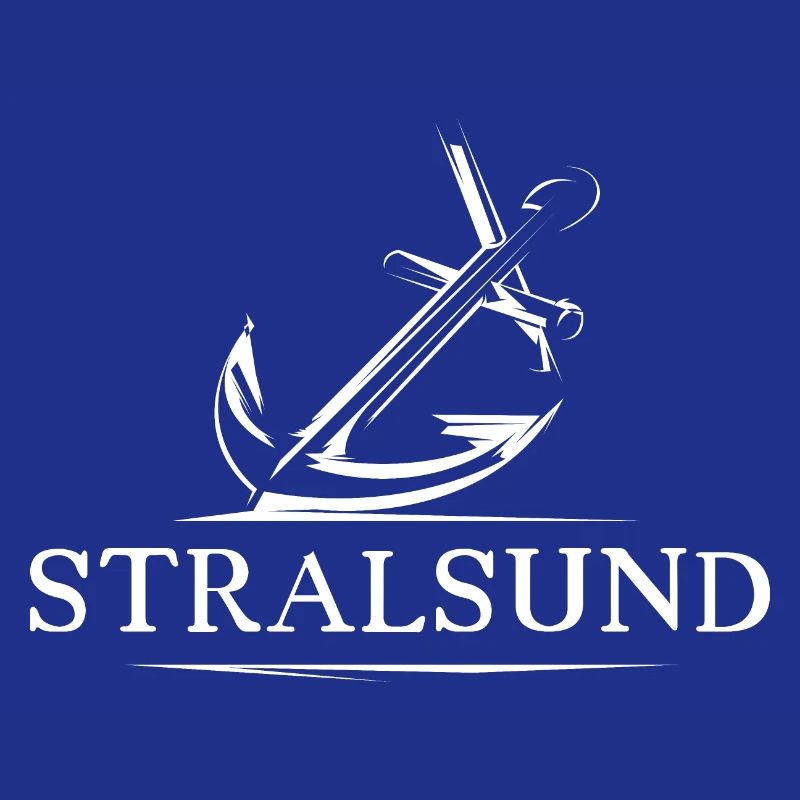 stralsund see anker symbol geschenk idee logo