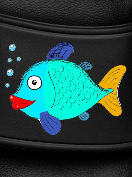 fish with blubber bubbles
