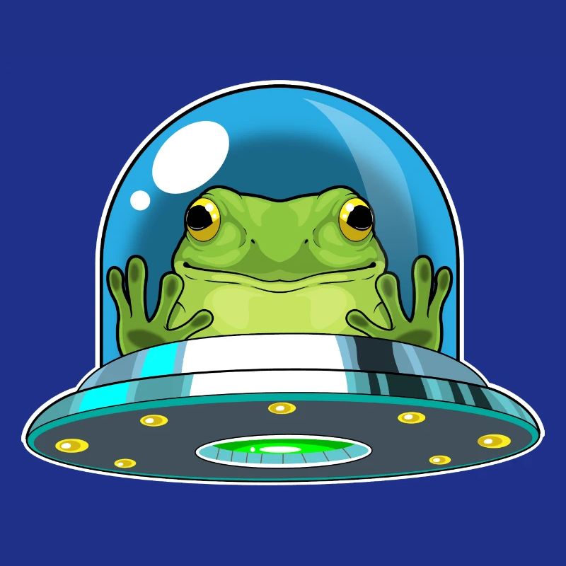 Frog Spaceship Space