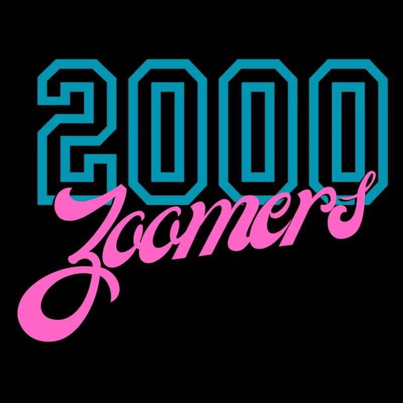 2000 Zoomers Nostalgie de l’été Typographie
