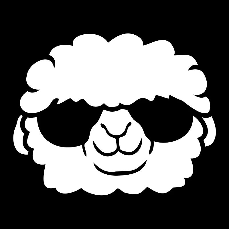 Schaf Sonnenbrille Party Schäfchen Lamm Cool Kopf