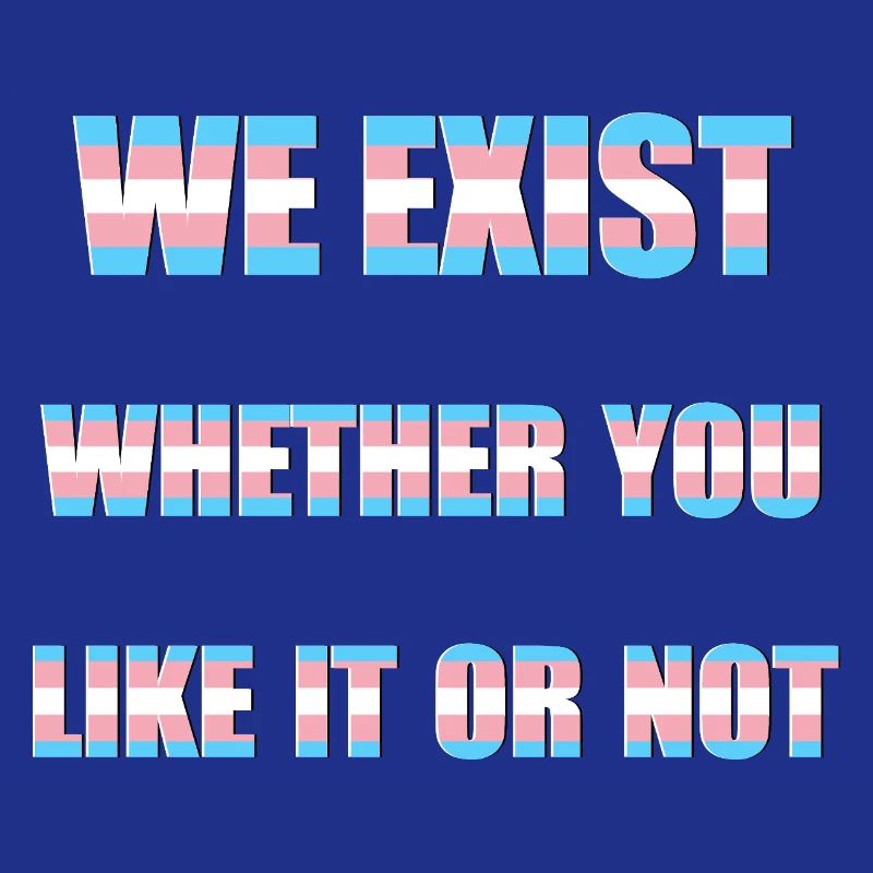 We Exist - Drapeau transgenre