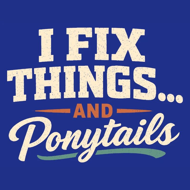 Je répare tout, y compris les queues de cheval | Papa