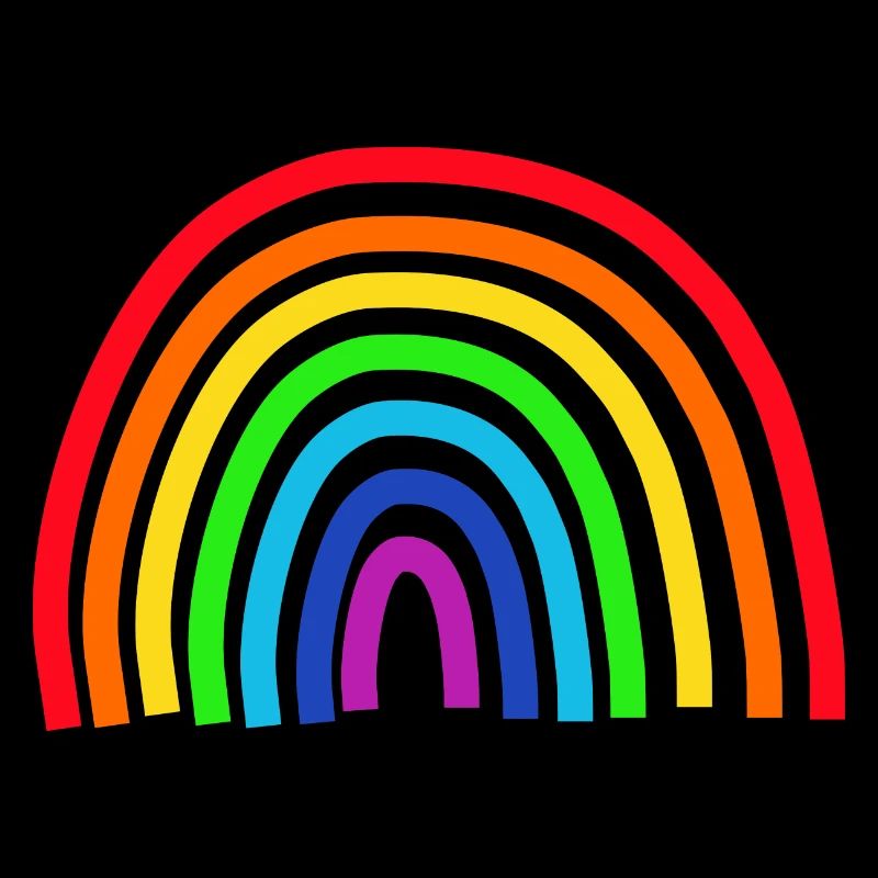 Regenbogen bunt