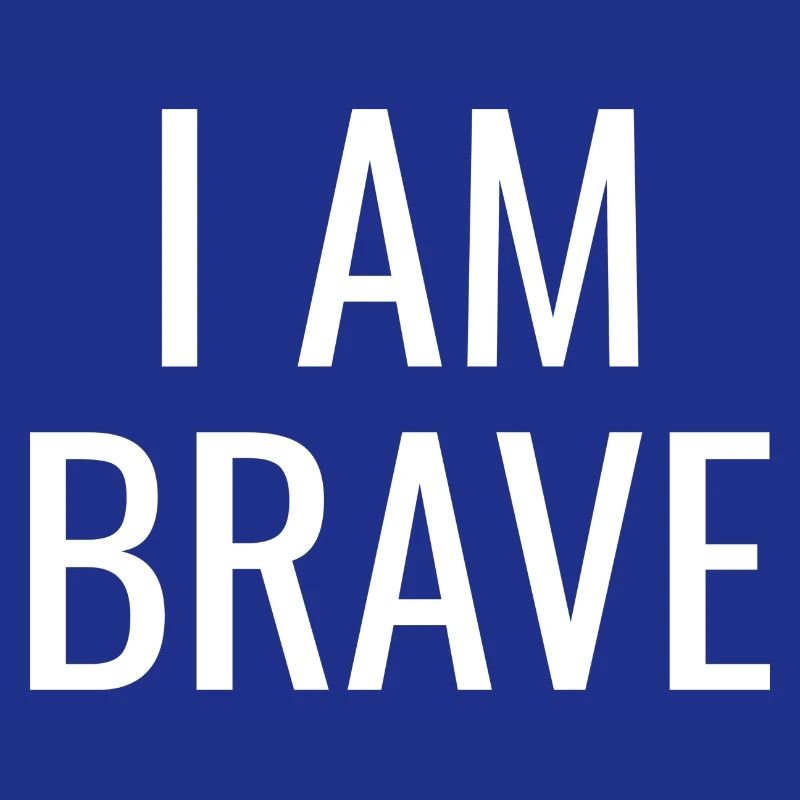 Je suis courageux - Citations positives chrétiennes