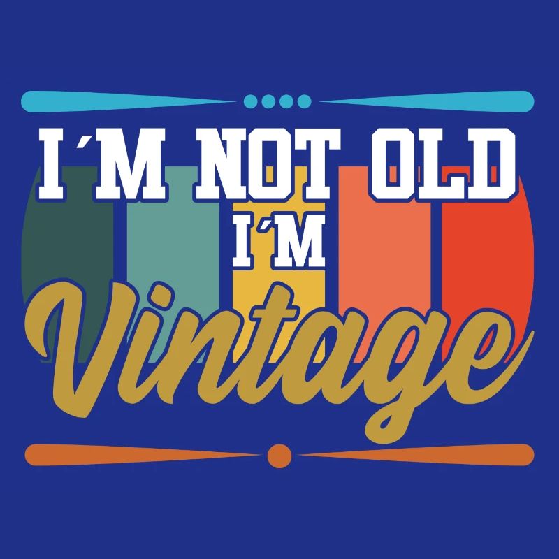 Ich bin nicht alt textile Geschenkidee