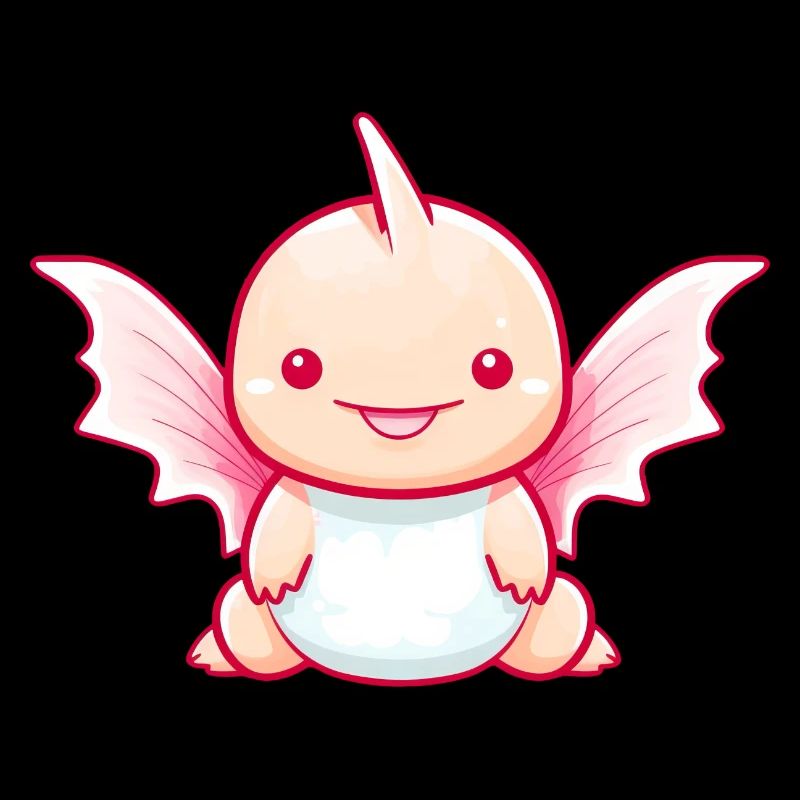 Axolotl meets Dino - Imaginative Wings